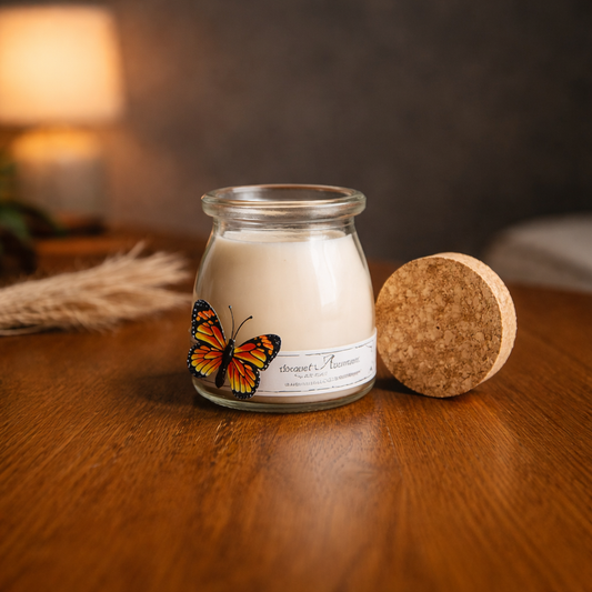 Peach Couture No4 "Hand Crafted" Natural rapeseed & coconut wax candle