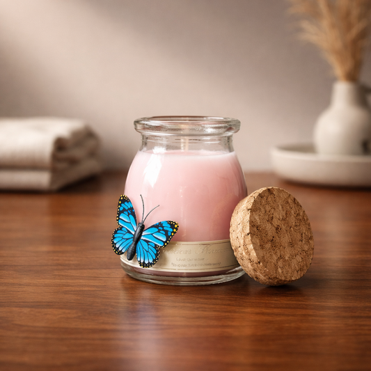 English Rose No 2 "Hand Crafted" Natural rapeseed & coconut wax candle