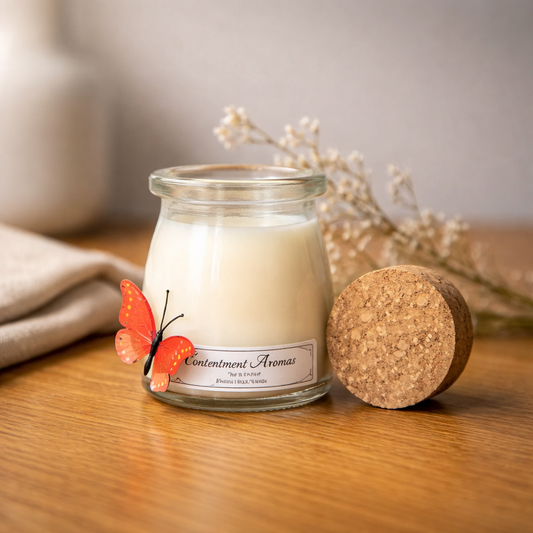 Fresh Linen No 5 "Hand Crafted" Natural rapeseed & coconut wax candle