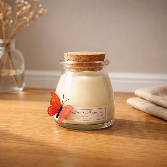 Fresh Linen No 5 "Hand Crafted" Natural rapeseed & coconut wax candle