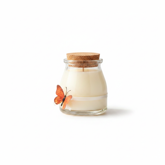 Fresh Linen No 5 "Hand Crafted" Natural rapeseed & coconut wax candle