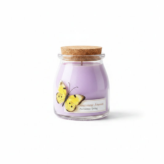 Parisienne Spring No3 "Hand Crafted" Natural rapeseed & coconut wax candle